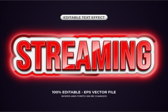 Download 3D Live Streaming Text Effect - Stream Collection