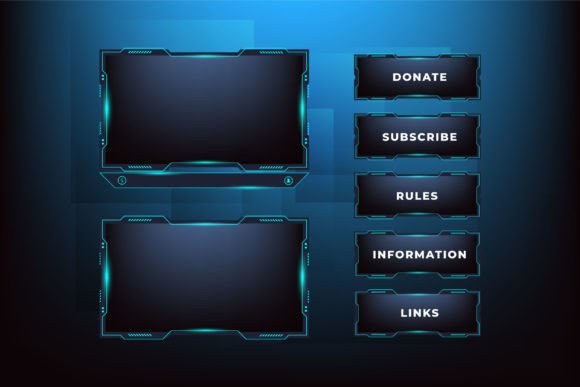 Download Streaming Overlay Border Frame Design - Stream Collection