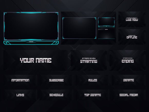 Download Twitch Overlay Live Stream Set - Stream Collection